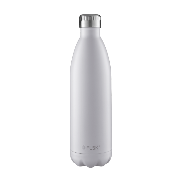 Thermoflasche 1 Liter Weiß