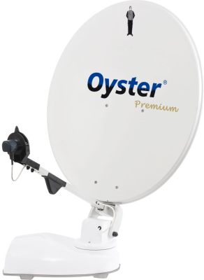 Oyster Vollautomatische Sat-Anlage 85 Premium LNB: Single Skew inklusive 1 x Oyster® TV 32 Zoll