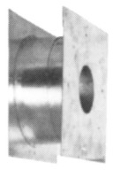 Oranier Teleskop-Holzwanddurchführung - Wandstärke 56 - 210 mm  9001 32 