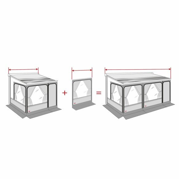 Fiamma Privacy Room Frontpanele 75 - Frontwanderweiterung