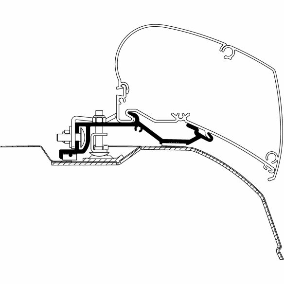 Adapter für Fiat Ducato ab Bj. 2006/07 zu TO Serie 6