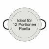 Paella-Pfanne Stahl poliert Ø 46 cm