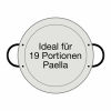 Paella-Pfanne Stahl poliert Ø 60 cm
