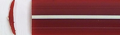 Leistenfüller Tabbert  elfenbein, rot 11,9 mm 1m