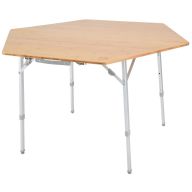 Bambus Falttisch  6eckig