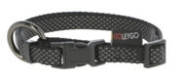 GoLeyGo Set Führleine + Halsband schwarz Halsumfang 29-45 cm Gr. S Länge: 140-200 cm max. 15 kg
